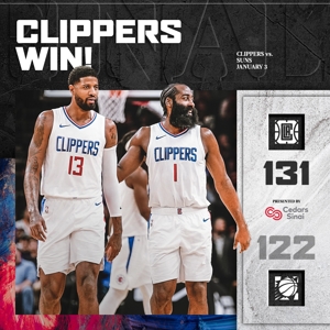 Clippers thực sự rất khốc liệt, họ có 13 trận thắng và 2 trận thua trong 15 trận vừa qua, trong đó có chuỗi 9 trận thắng. Knicks không góp mặt trong 2 trận thua.