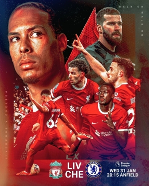 Liverpool tung poster hâm nóng cuộc chiến đỏ-xanh: Van Dijk, Alisson, Alexander-Arnold và những người khác xuất hiện