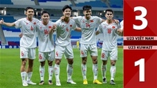 VIDEO bàn thắng U23 Việt Nam vs U23 Kuwait: 3-1