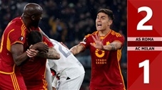 VIDEO bàn thắng AS Roma vs AC Milan: 2-1