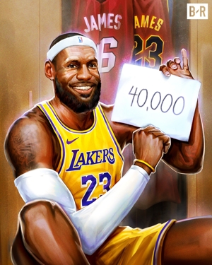 Anh em lưu lại hình nhé️! Bộ sưu tập poster 40.000 điểm của LeBron James, cái nào đẹp nhất?
