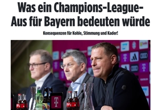 Bild tính toán những tổn thất của Bayern sau khi bị loại khỏi Champions League: thảm họa quản lý cấp cao hàng chục triệu euro;