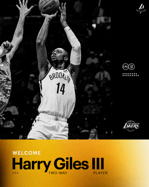 Quan chức của Lakers: Đội đã chính thức ký hợp đồng với người trong cuộc Harry Giles và miễn trừ người bảo vệ Dylan Windler