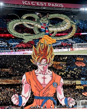 Giải Ligue 1 của Pháp đăng ảnh TIFO chủ đề "Dragon Ball" để tưởng nhớ Akira Toriyama: Cảm ơn bạn