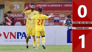 VIDEO bàn thắng Công an Hà Nội vs Thanh Hóa: 0-1 (Vòng 2 V.League 2024/25)