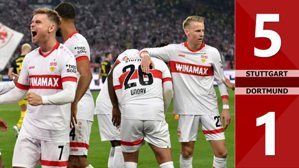 VIDEO bàn thắng Stuttgart vs Dortmund: 5-1 (Vòng 4 Bundesliga 2024/25)