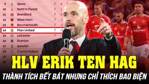 Erik ten Hag: HLV thích nói hơn làm, MU bết bát nhưng vẫn đúng hướng?