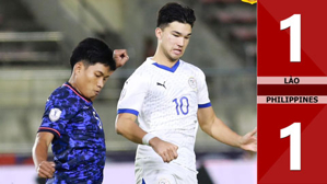 VIDEO bàn thắng Lào vs Philippines: 1-1 (Vòng bảng AFF Cup 2024)