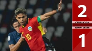 VIDEO bàn thắng Campuchia vs Timor Leste: 2-1 (Vòng bảng AFF Cup 2024)