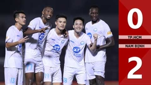 VIDEO bàn thắng TP.HCM vs Nam Định: 0-3 (Vòng 7 V.League 2024/25)