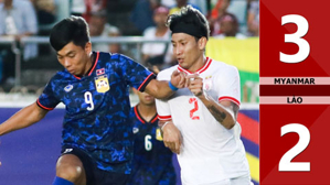 VIDEO bàn thắng Myanmar vs Lào: 3-2 (Vòng bảng AFF Cup 2024)