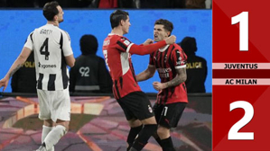 VIDEO bàn thắng Juventus vs AC Milan: 1-2 (Bán kết siêu cúp Italia 2024/25)