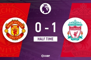 Hiệp một - Manchester United 0 cú sút 0-1 Liverpool, Dias đóng góp lớn và bàn thắng duy nhất của Garnacho bị việt vị nhưng không hợp lệ.